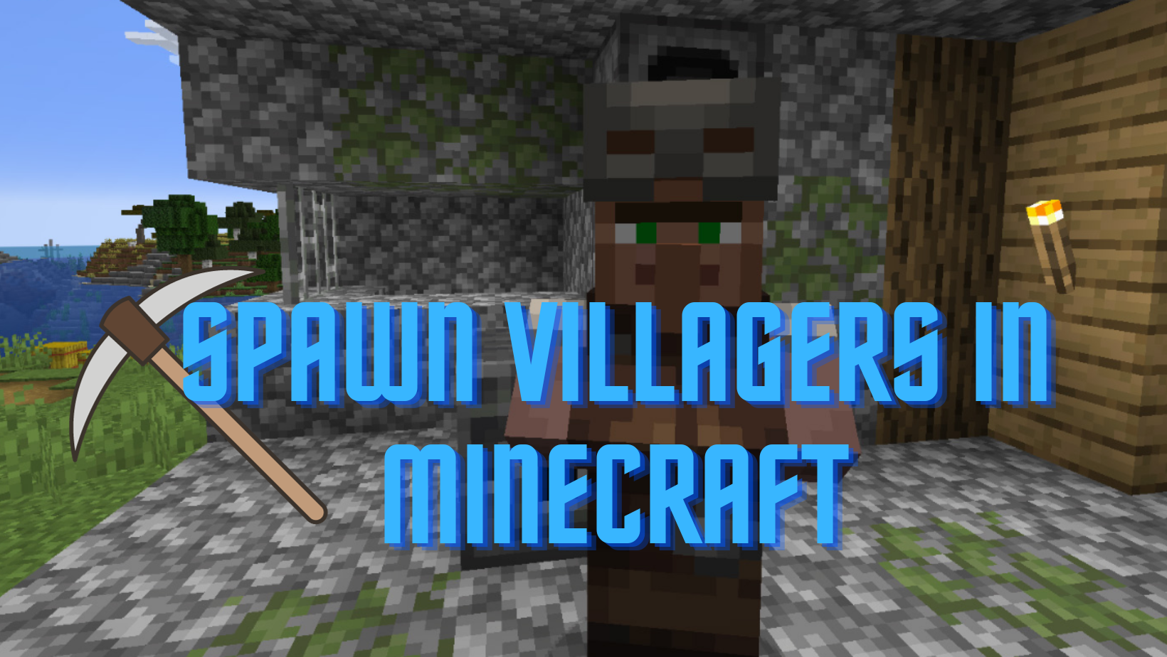spawn villagers in minecraft