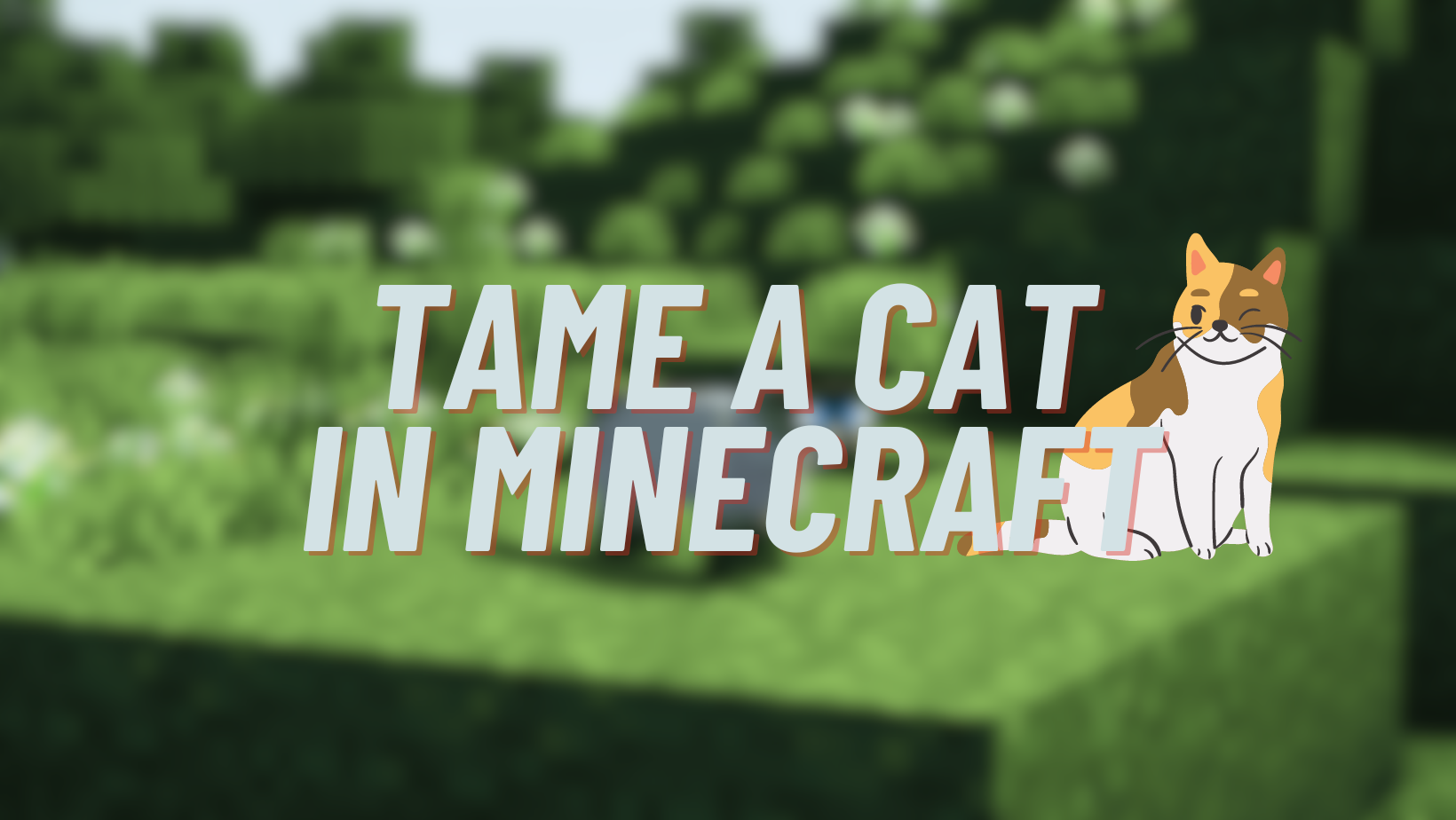 what do cats eat in minecraft