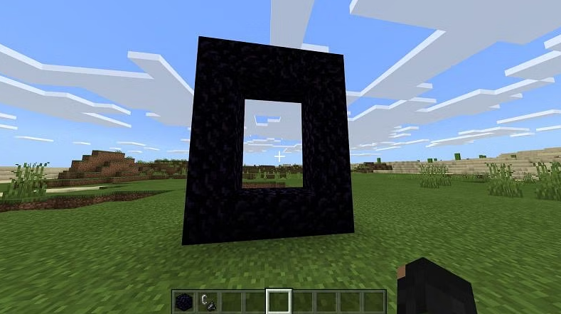 Construct a nether portal