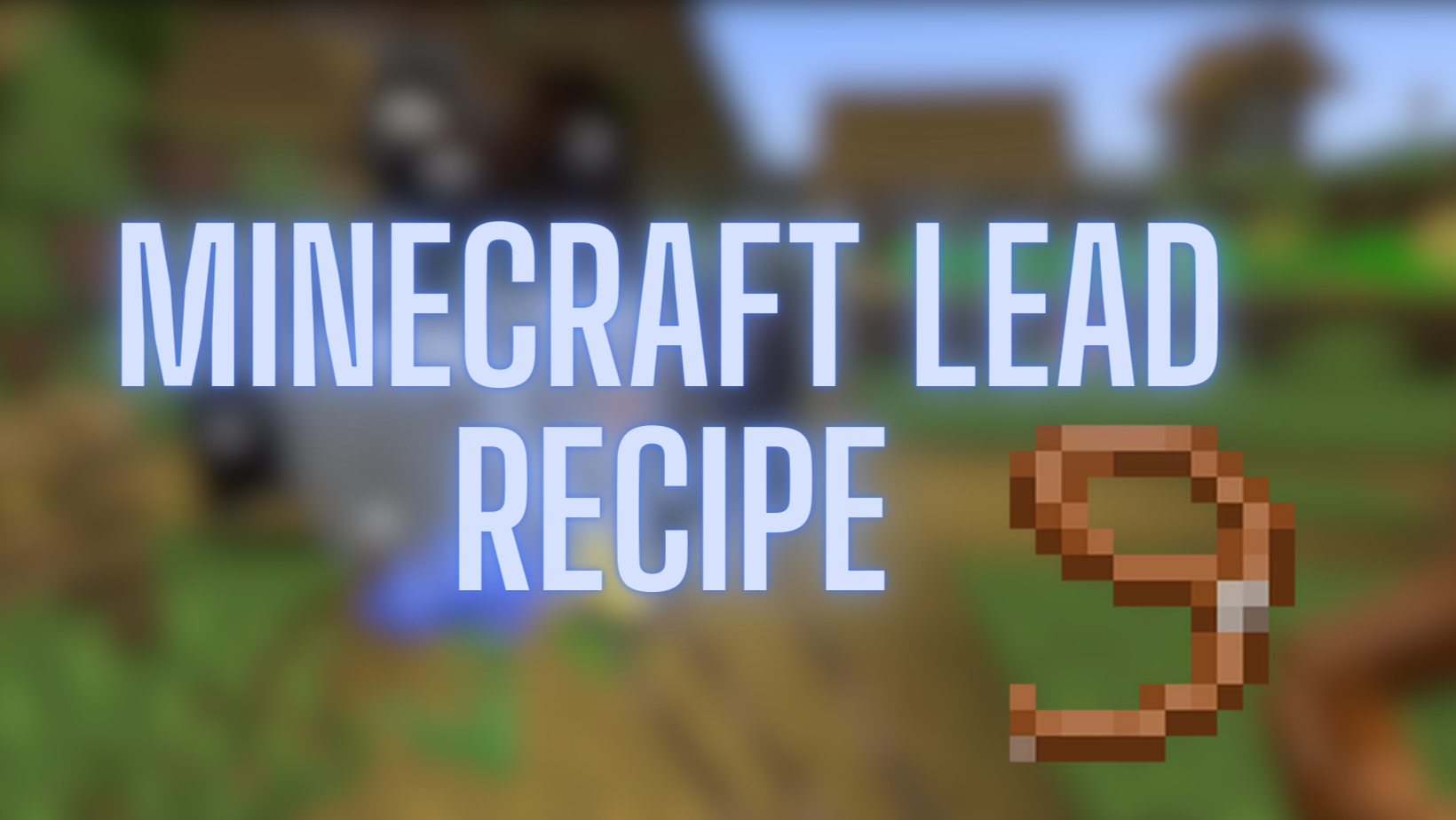 minecraft lead recipe